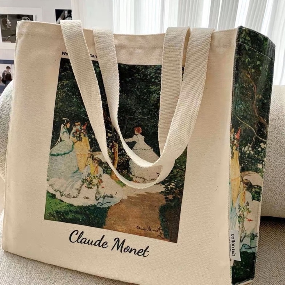 🕊️Claude Monet Women in the Garden Tote Bag🕊️